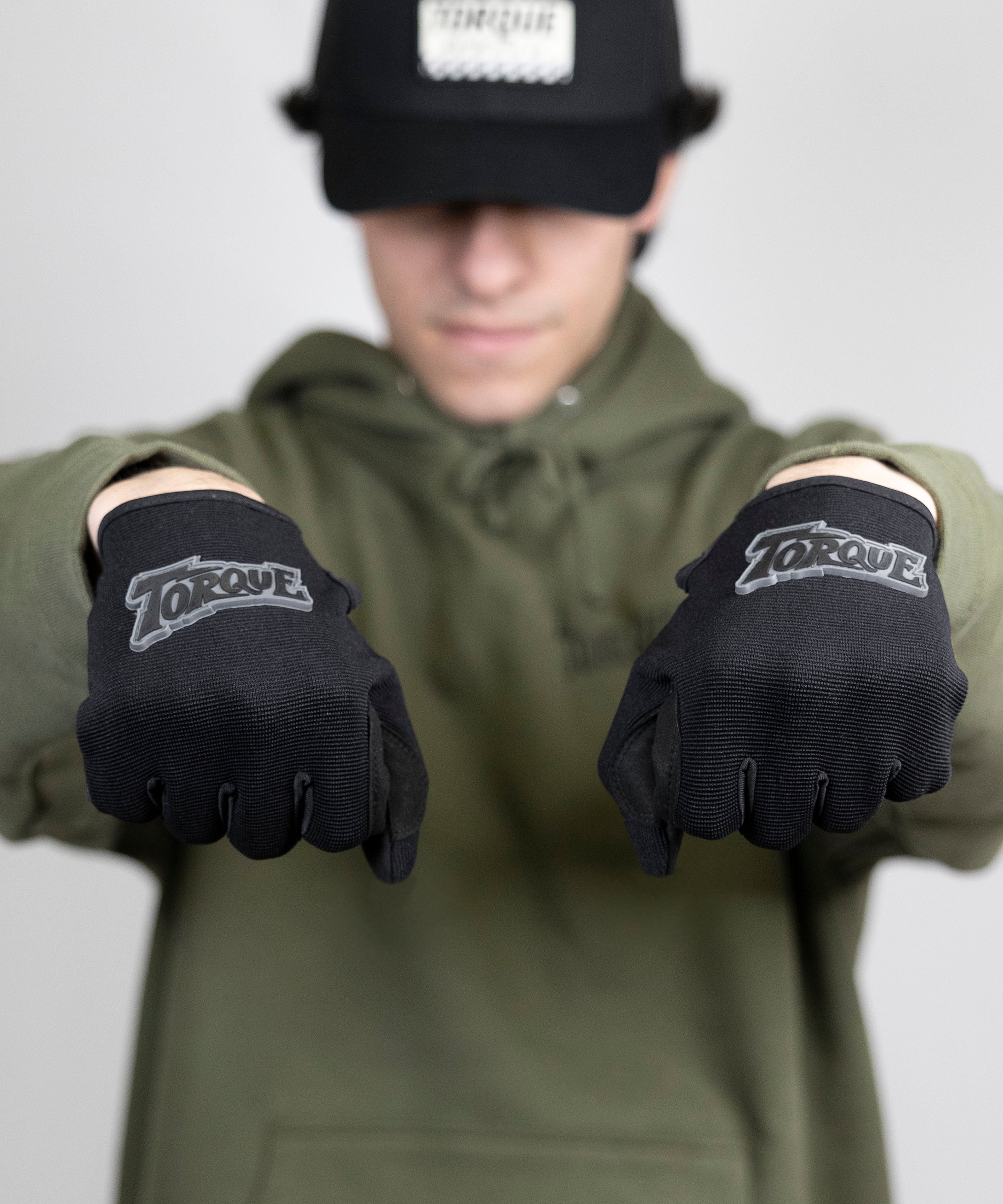 Torque Motorcycle Gloves Whizzer Motorbike Torque Unisex Black