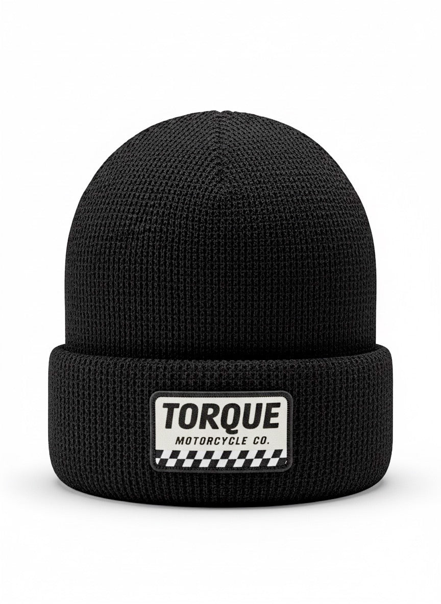 WAFFLE KNIT BEANIE