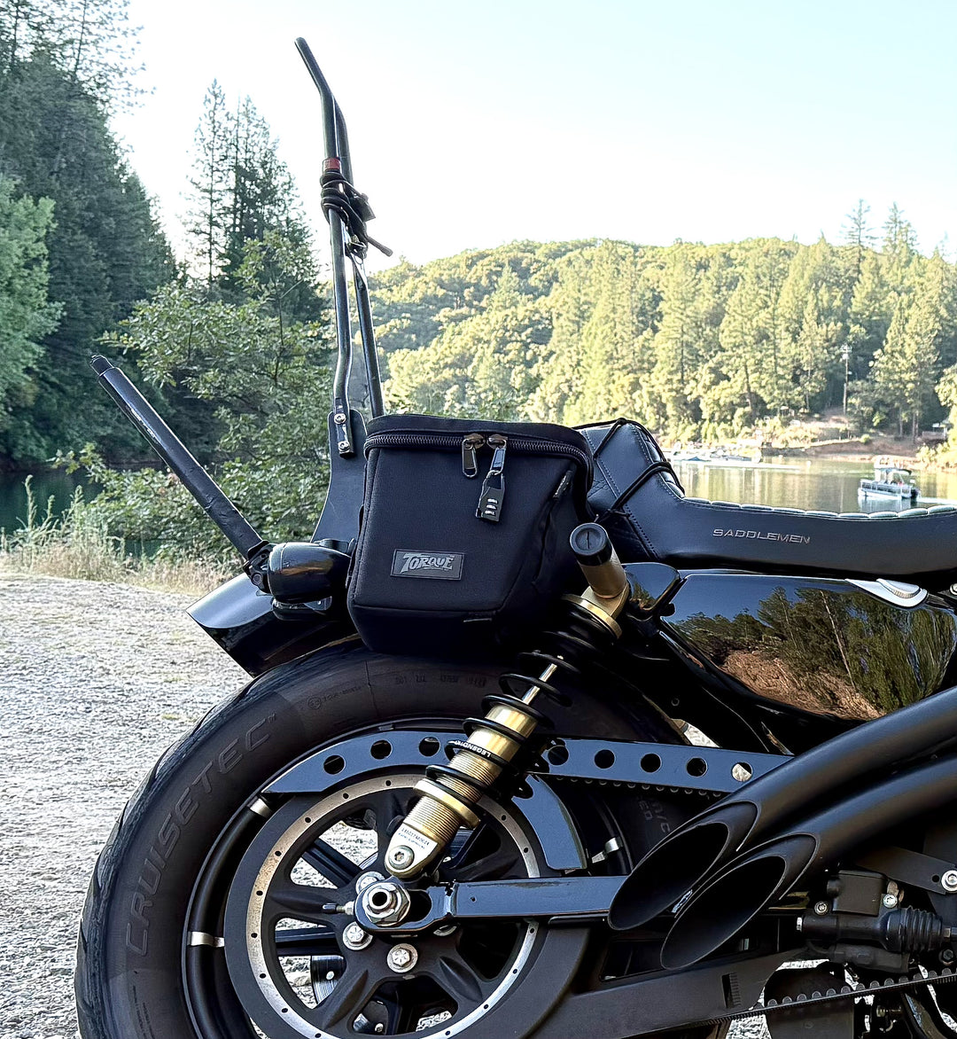 TORQUE SPORTSTER MINI SADDLE BAGS – TORQUE MOTORCYCLE CO.