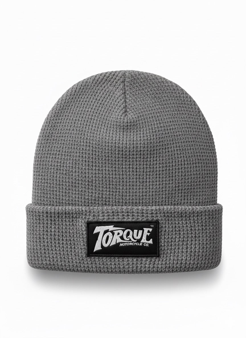 WAFFLE KNIT BEANIE