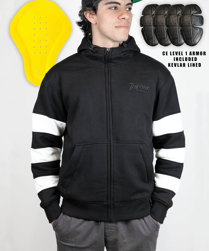 Men's Moto Full Zip - Black