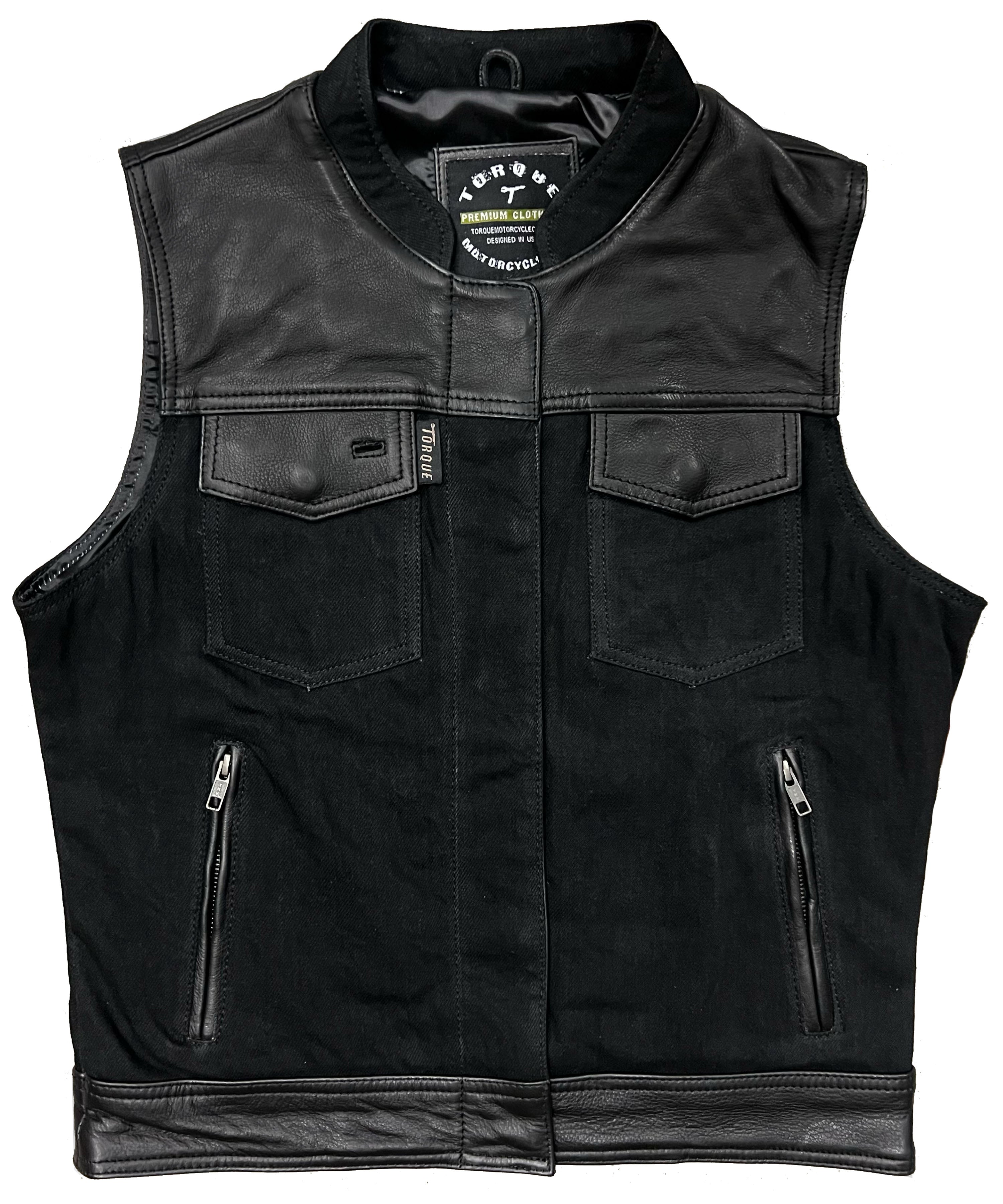 WOMENS BLACK OPS VEST – TORQUE MOTORCYCLE CO.